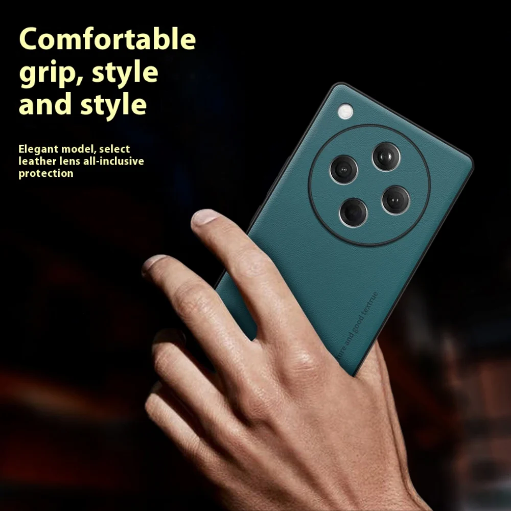 OPPO Find X8 Pro - Leather Soft PU Anti Fall Business Protective Case - Image 9