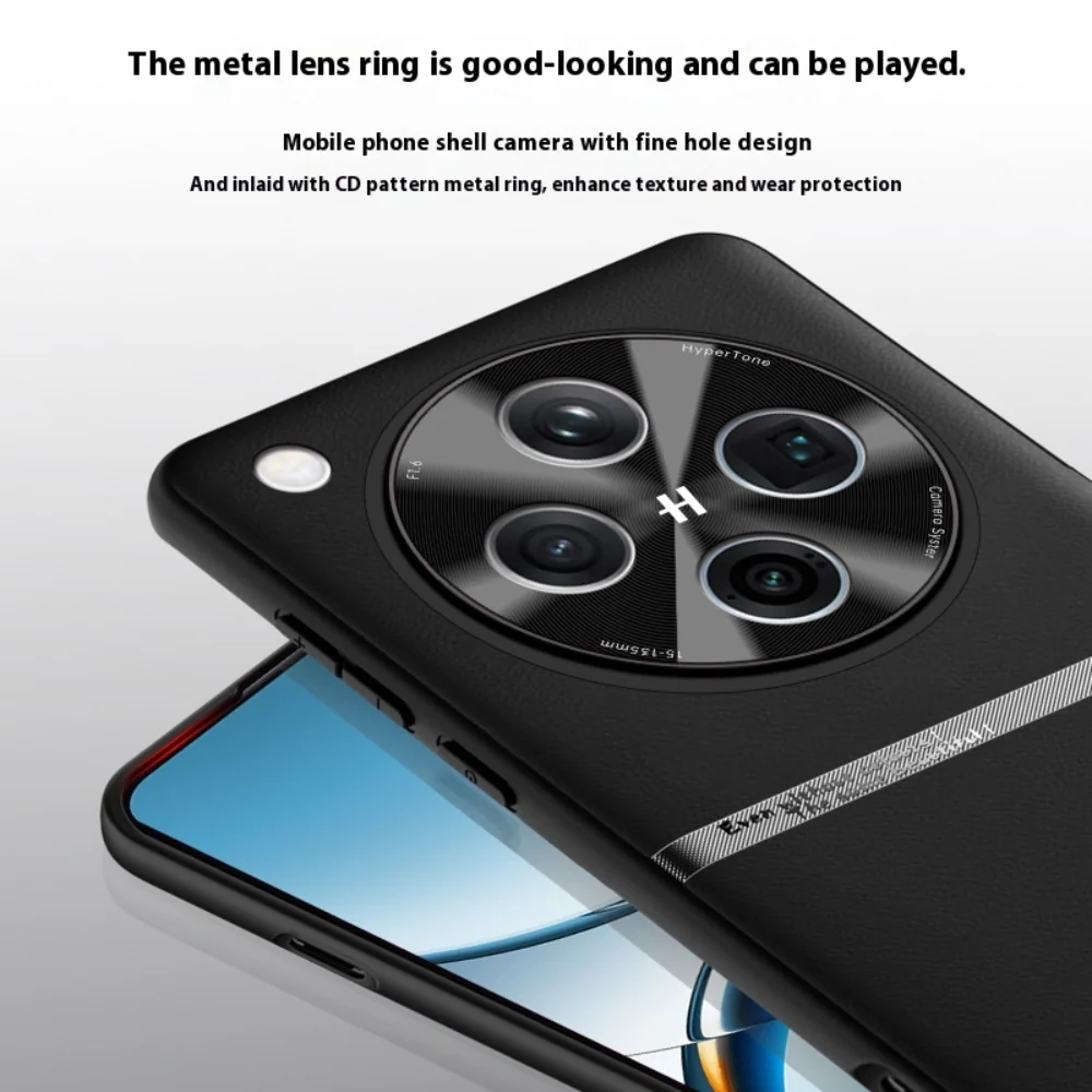 OPPO Find X8 Pro - Liquid Leather Skin-Friendly Anti-Drop Protective Case - Image 12