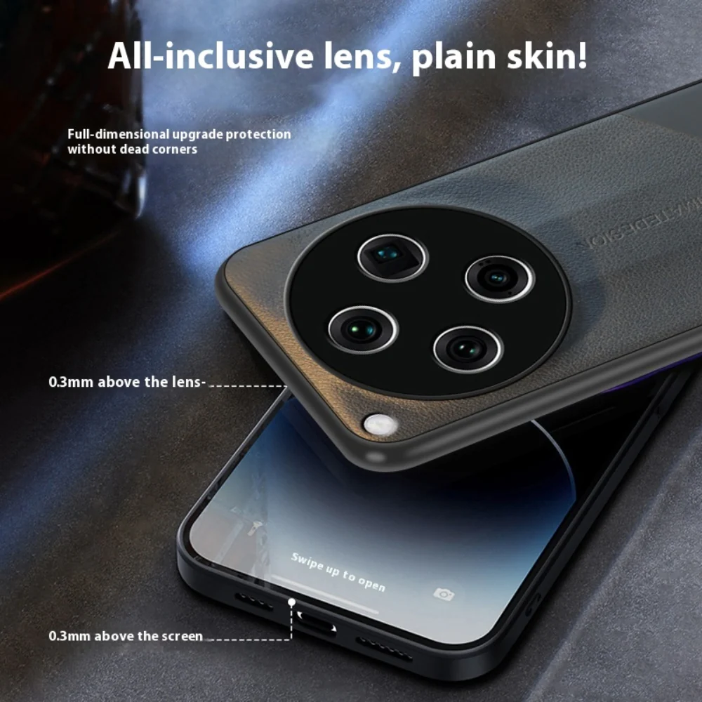 OPPO Find X8 Pro - Matte Leather Full Cover Shockproof Protective Case - Image 8