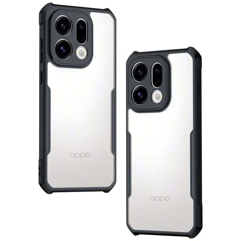 Oppo Find X9 Pro Minimalist Clear Full-Body Shockproof Case