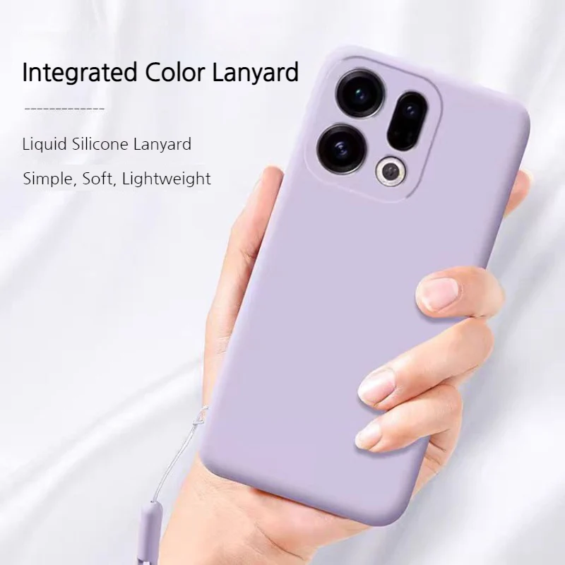 OPPO Find X9/Pro/Plus - Liquid Silicone Soft Full-body Protective Phone Case - Image 12