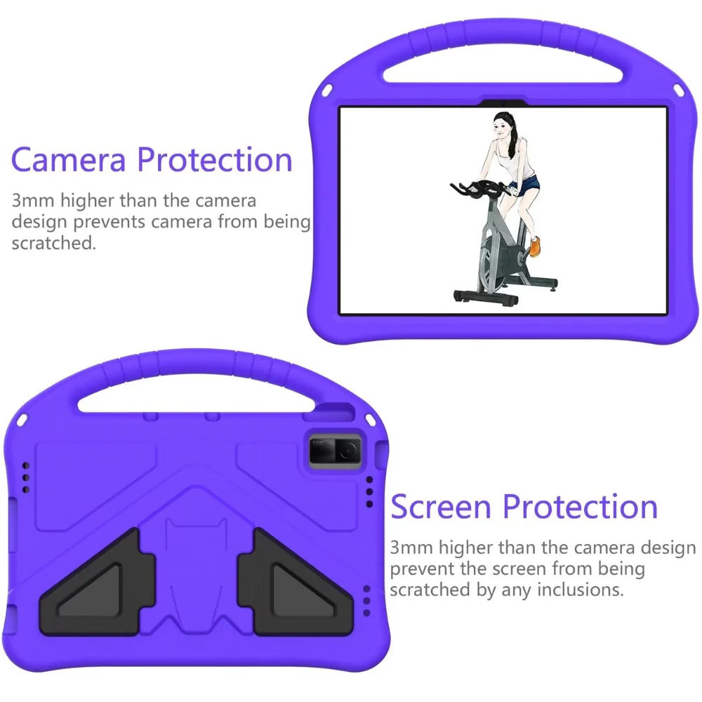 OPPO Pad Air (OPD2102, X21N2) - Shockproof with Impact Resistant Protective Handle Stand Tablet Case - Image 10