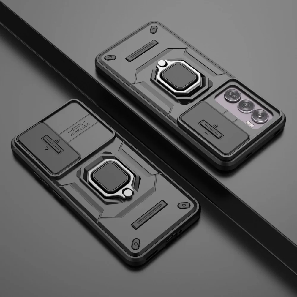 OPPO Reno 12 Pro 5G (CPH2629) - Battle Bear Lens Push Window Mechanics Series Case With Finger Ring Stand - Image 6