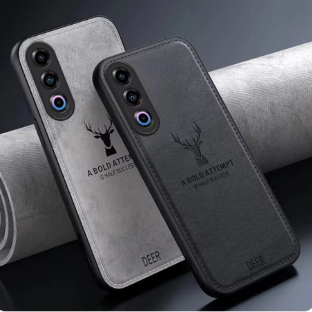 OPPO Reno 12 5G (CPH2625) - Fashion Deer Head PU Leather Essentials Series Case - Image 5