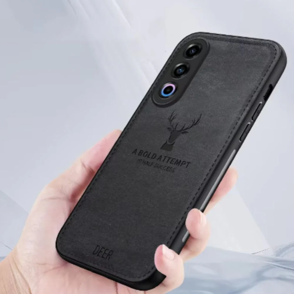 OPPO Reno 12 5G (CPH2625) - Fashion Deer Head PU Leather Essentials Series Case - Image 6