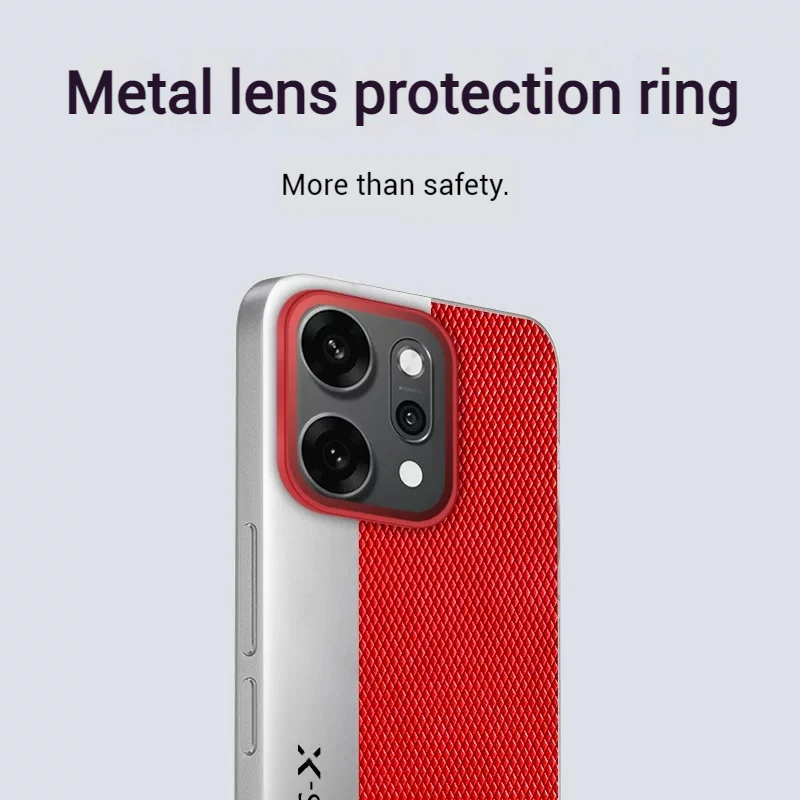 OPPO Reno14 & Pro - Business Full-Cover Metal Frame Leather Fashion Case - Image 3