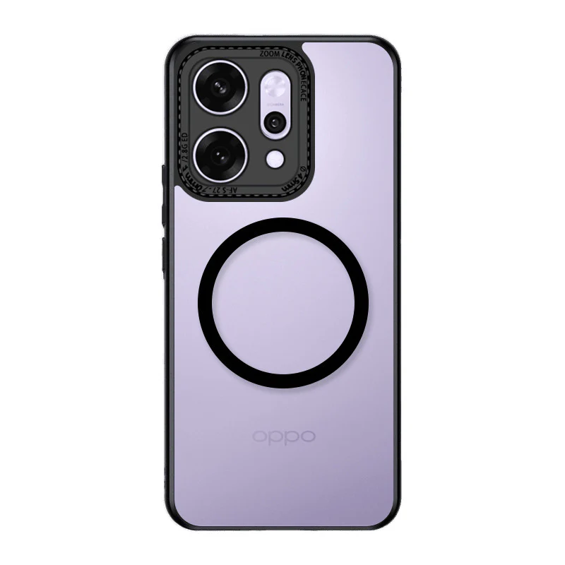 OPPO Reno14 & Pro - Full Coverage Skin-Feel Magnetic Airbag Armor Case