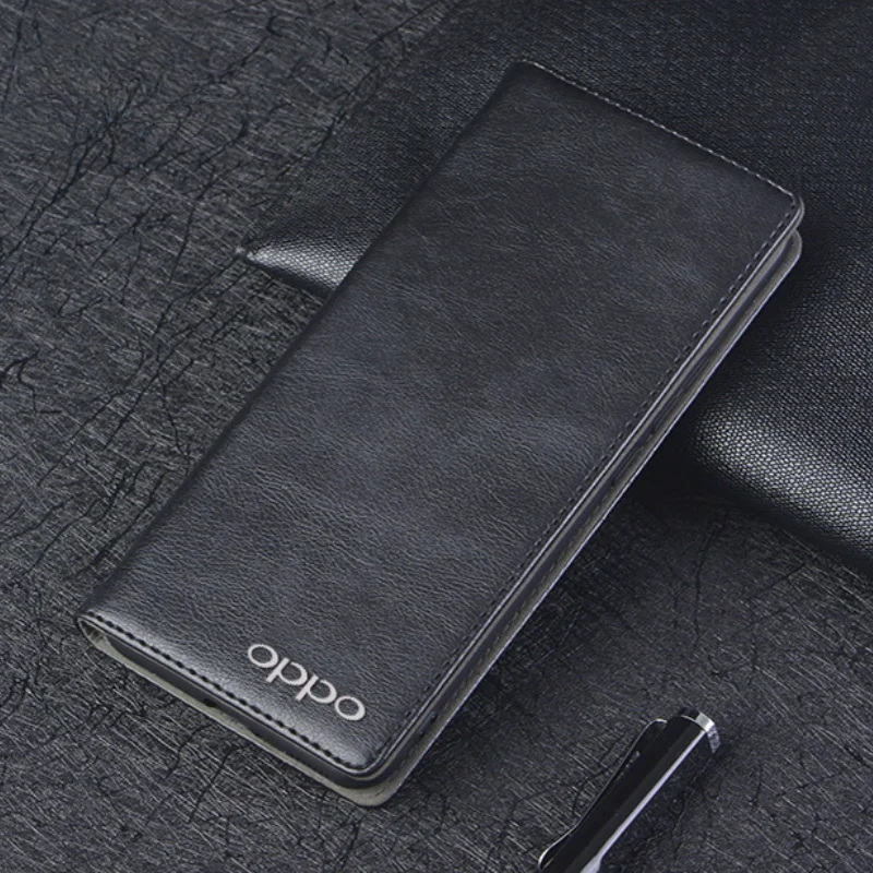 OPPO Reno15 Pro (CPH2813) - Business Genuine Leather Magnetic Flip Shockproof Protective Case - Image 5