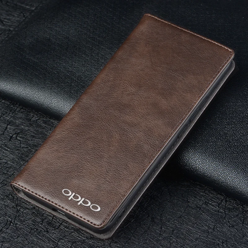 OPPO Reno15 Pro (CPH2813) - Business Genuine Leather Magnetic Flip Shockproof Protective Case - Image 7