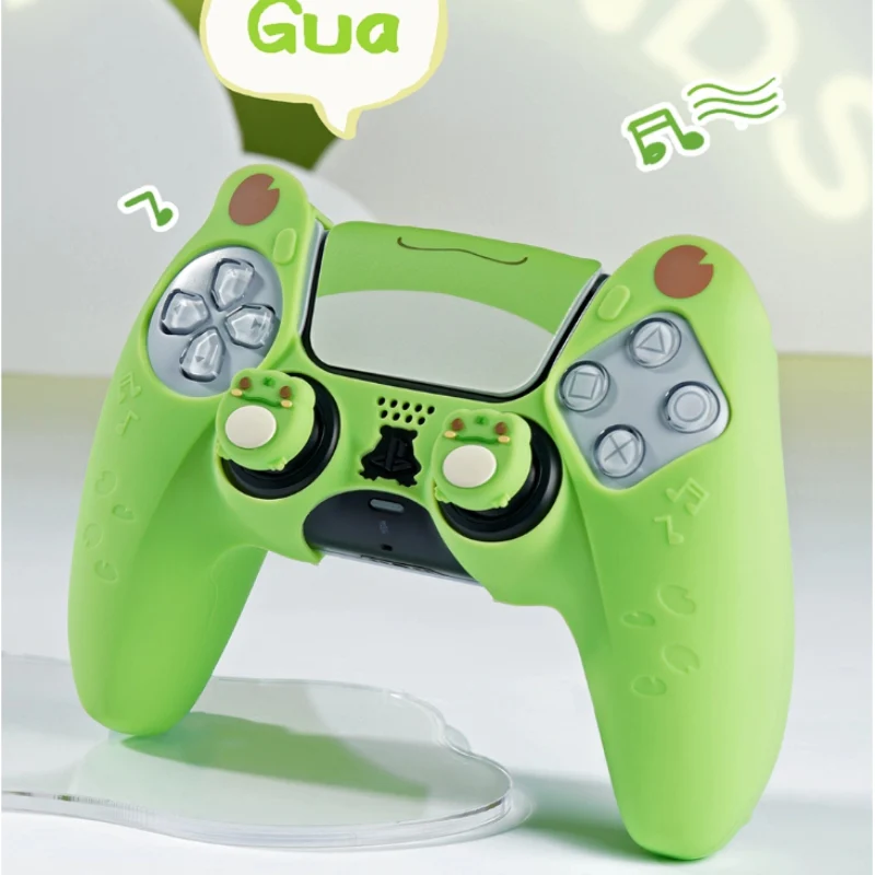 PlayStation PS5 DualSense Frog Kid-Friendly Silicone Controller Protective Case – Cute Design - Image 3