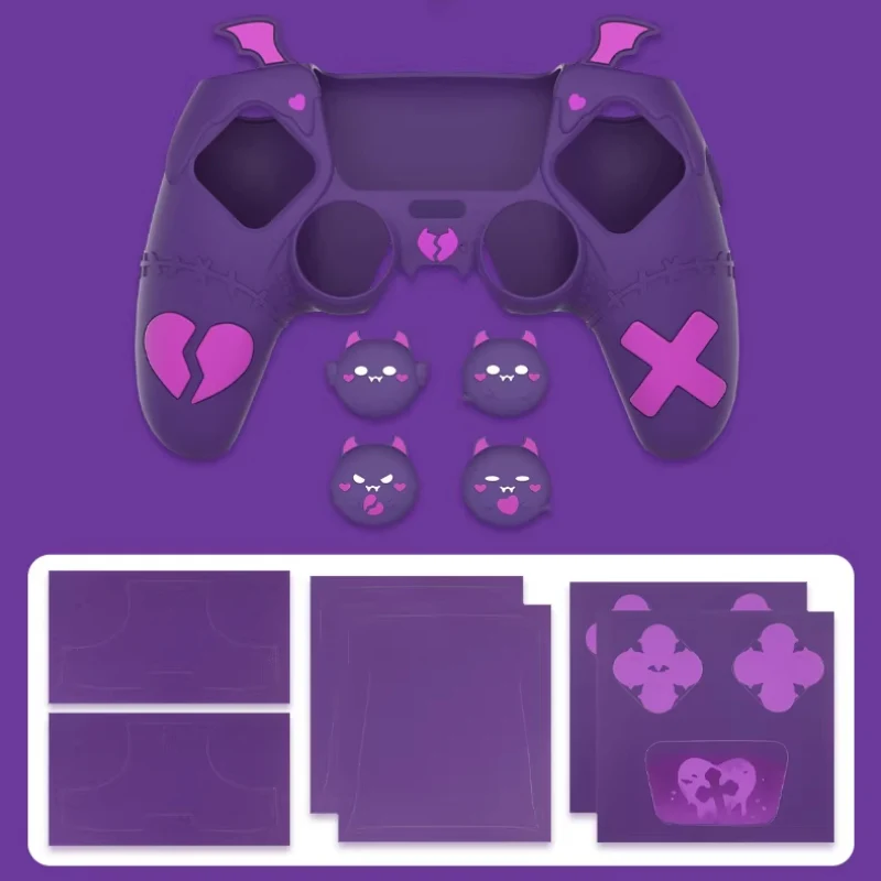 PlayStation PS5 Pro/Slim Gothic Demon Style Controller Case โ Anti-Slip Durable PP Material Protective Shell - Image 3