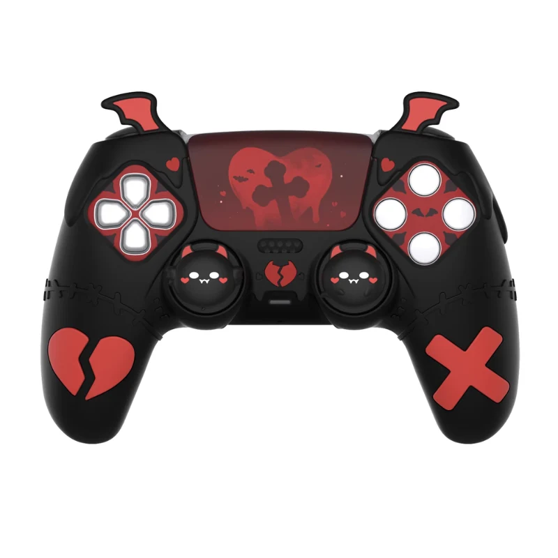 PlayStation PS5 Pro/Slim Gothic Demon Style Controller Case โ Anti-Slip Durable PP Material Protective Shell - Image 6