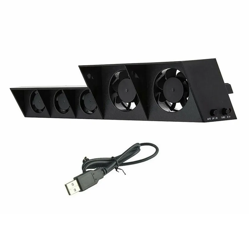 PlaySyation PS4 Gaming Console Plastic Super Cooling Fan with Power Cable - Image 2