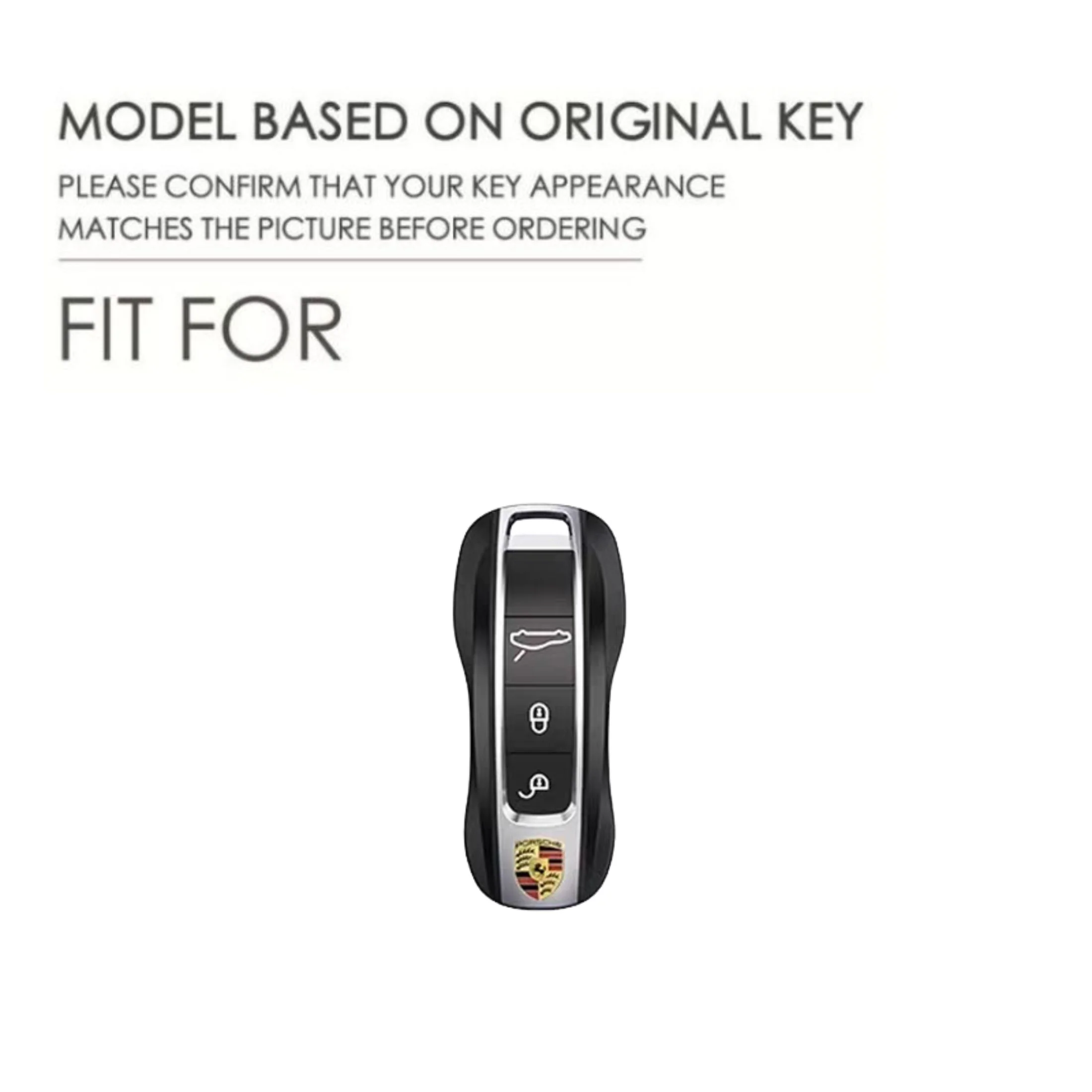 Porsche Luxury Suede Car Key Fob Case Cover For Macan, Cayenne, 911, Panamera, 718, Taycan, 992 - Image 6