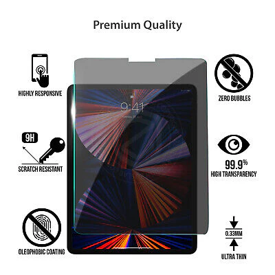 [Privacy] OnePlus Pad - Full Covered Anti-spy 9H Tempered Glass Screen Protective Protector - Image 2