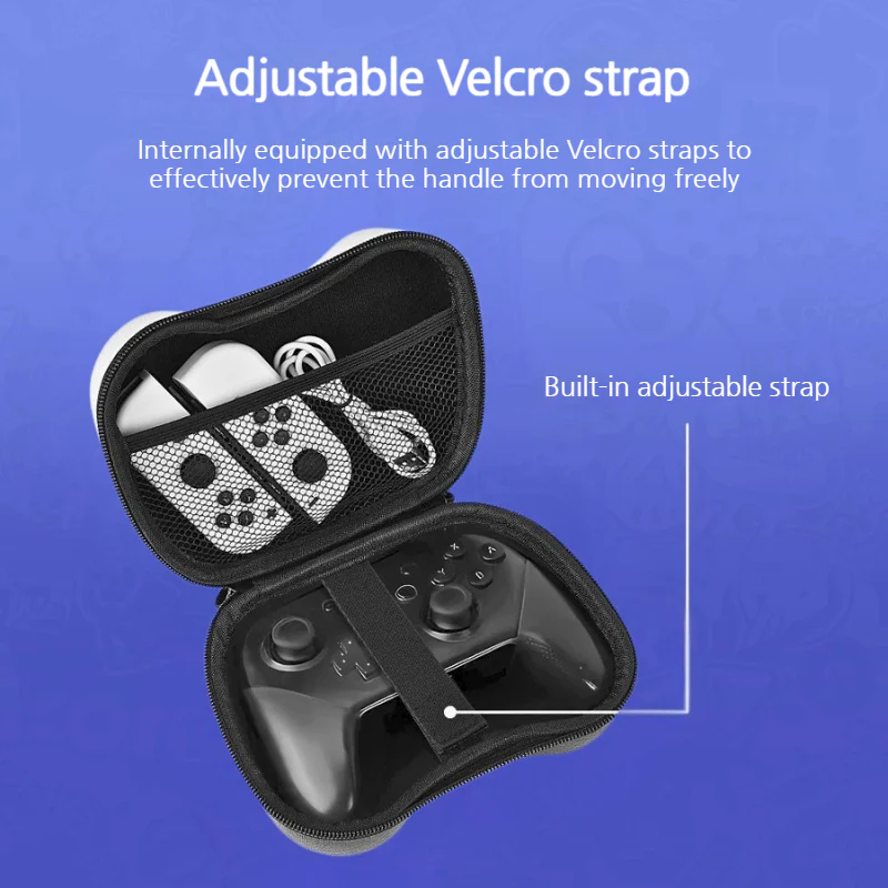 Nintendo Switch Lite/Oled Xenoblade Chronicles Controller Storage Case – Protective Hard Shell Carrying Case for Joy-Con & Pro Controller - Image 3