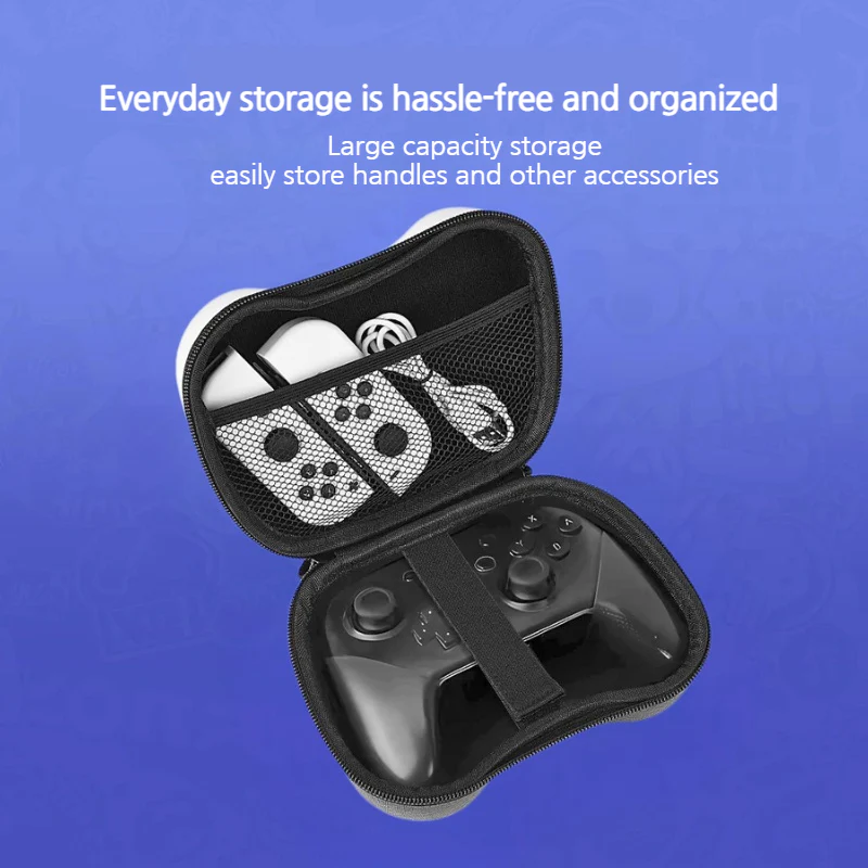 Nintendo Switch Lite/Oled Xenoblade Chronicles Controller Storage Case – Protective Hard Shell Carrying Case for Joy-Con & Pro Controller - Image 4