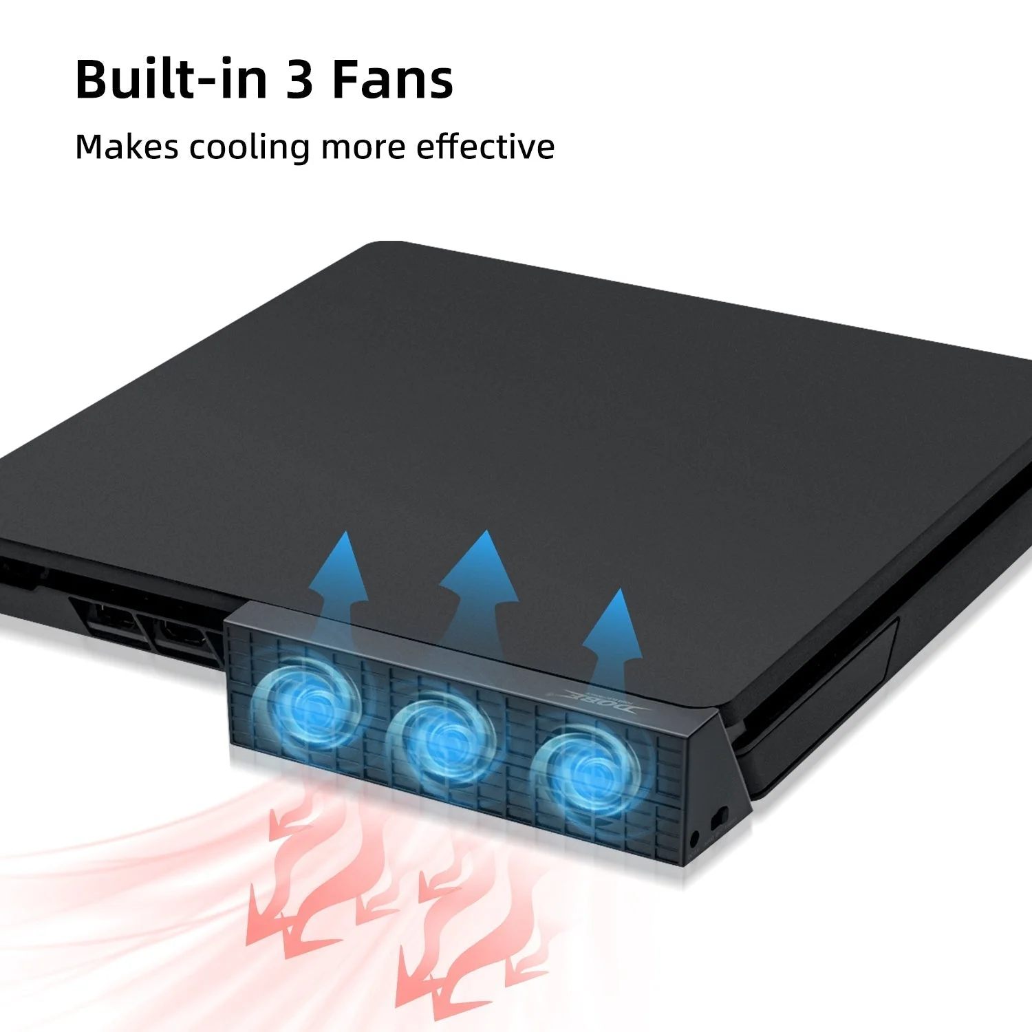 PS4 Slim Gaming Console Intelligent Cooling Fan - Image 4