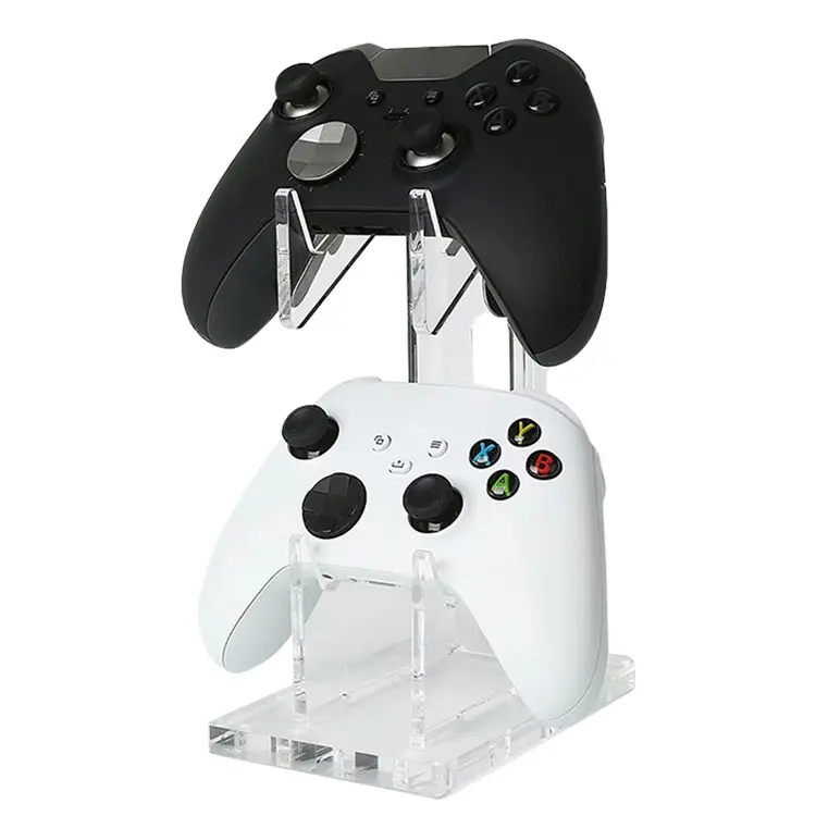 PS4 / Xbox One / Switch Game Controller Holder Desktop Gamepad Storage Holder - Transparent - Image 11