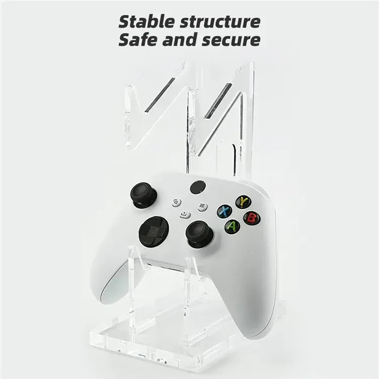 PS4 / Xbox One / Switch Game Controller Holder Desktop Gamepad Storage Holder - Transparent - Image 3