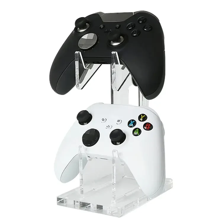 PS4 / Xbox One / Switch Game Controller Holder Desktop Gamepad Storage Holder - Transparent - Image 4