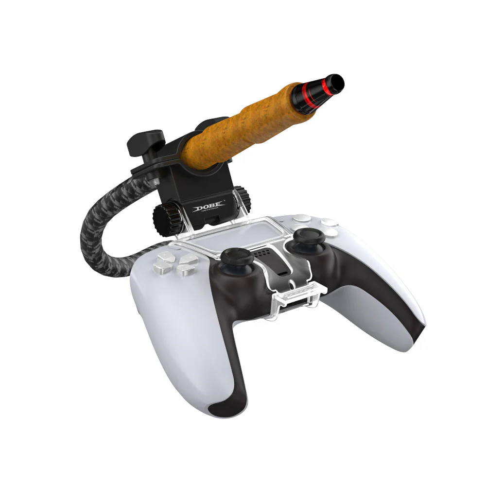 PS5 Adjustable Game Smoke Pipe Holder Clip Hookah Gamepad Joystick Clamp Bracket - Image 3