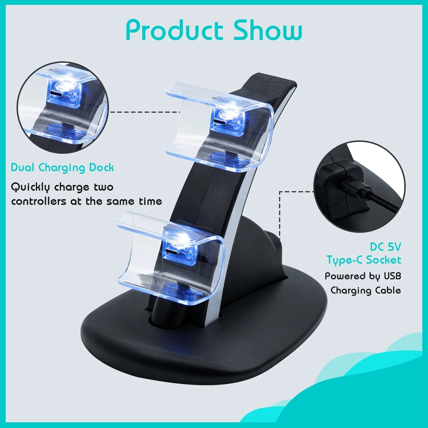 PS5 Dual Controller Charging Stand - Image 10