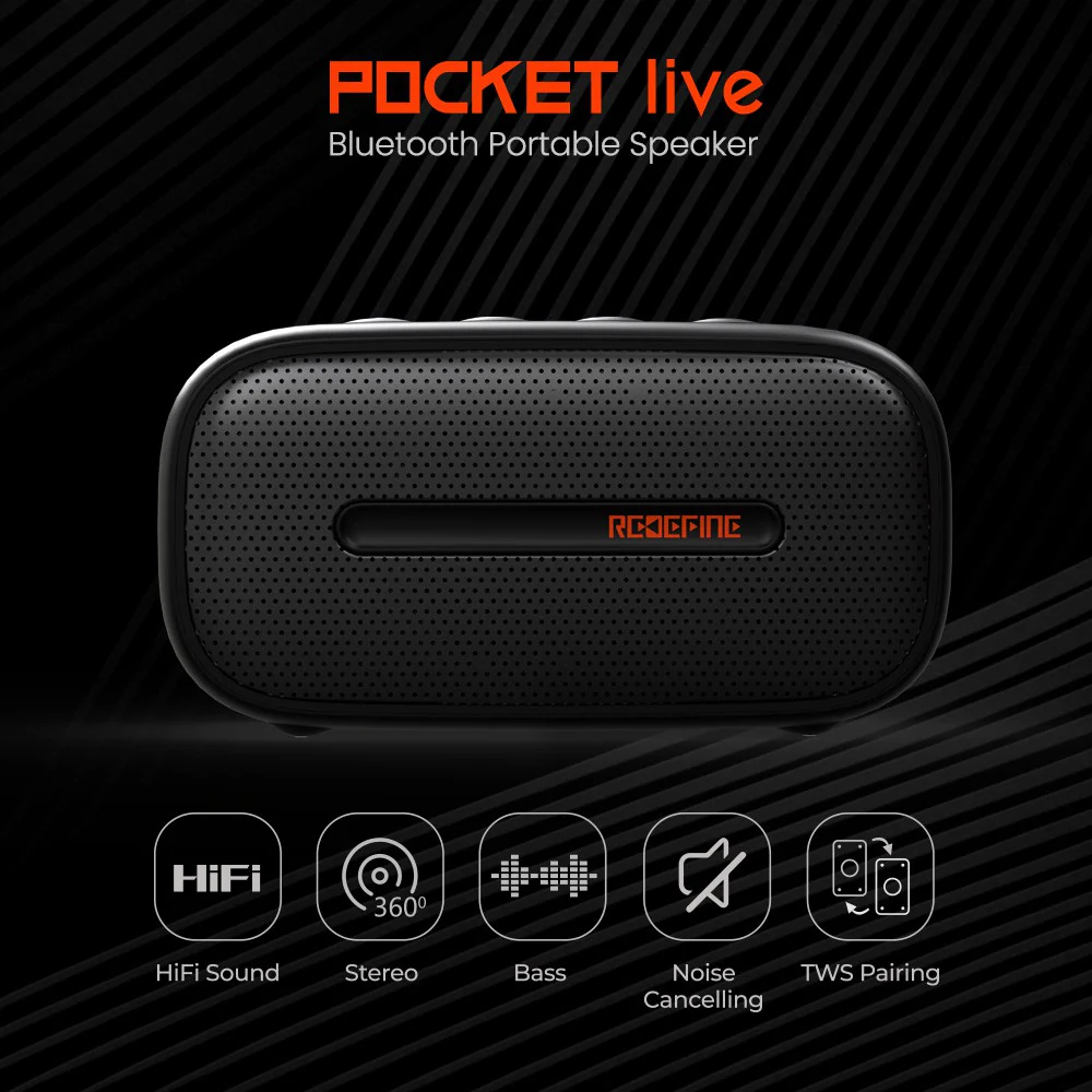 REDEFINE PDCKET Live Bluetooth Portable Speaker - Image 5