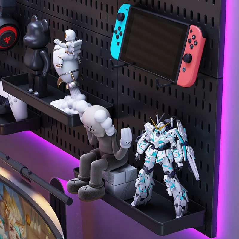 Revamp Your Space With A Versatile Pegboard Kit - Effortlessly Organize Home, Office, And Gaming Setup With Customizable Hanging Solutions - Image 9