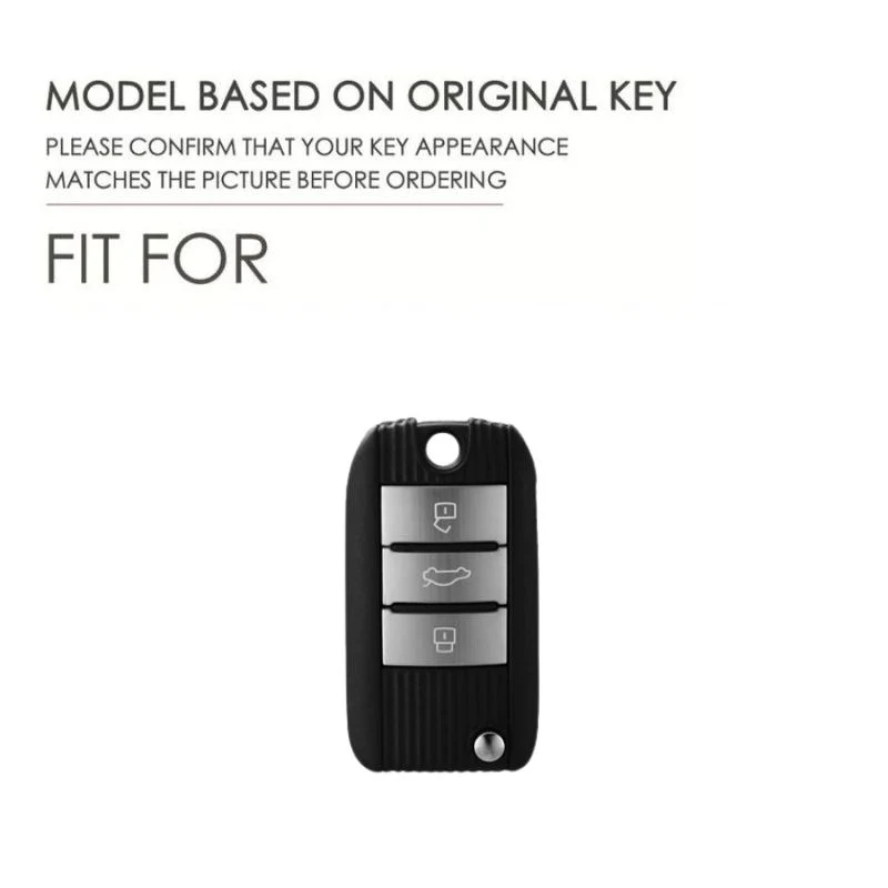 Roewe Handcrafted Genuine Leather Car Key Fob Case Cover For Roewe i5, Ei6 Max, RX3, RX5 Plus - Image 2