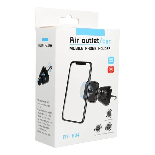[RT-604] Universal MagSafe Compatible Aircon Vent Flow Magnet Phone Holder - Image 3