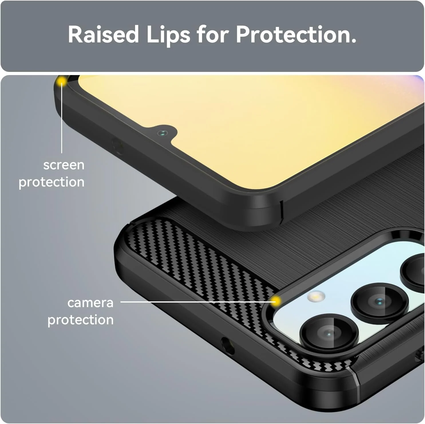 Samsung Galaxy A16 4G/5G - Shield Shockproof Rugged Heavy Duty Case With 2PC Tempered Glass Screen Protector - Image 7