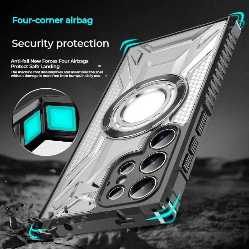 Samsung Galaxy A24 / A25 5G / A34 5G - Full Coverage Transparent Heavy Duty Series Case - Image 10