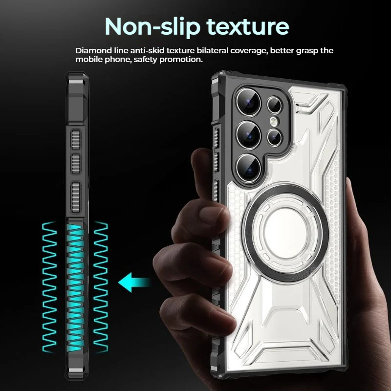 Samsung Galaxy A24 / A25 5G / A34 5G - Full Coverage Transparent Heavy Duty Series Case - Image 6