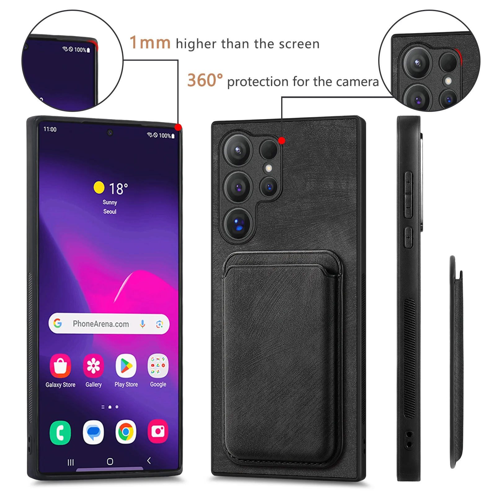 Samsung Galaxy A16 (SM-A165/SM-A166) - Business Shockproof Magnetic Attraction Leather Wallet Series Case - Image 12