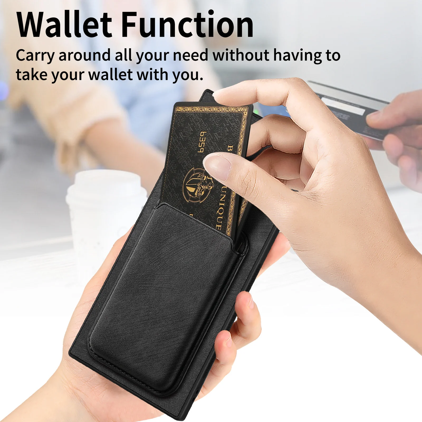 Samsung Galaxy A16 (SM-A165/SM-A166) - Business Shockproof Magnetic Attraction Leather Wallet Series Case - Image 14