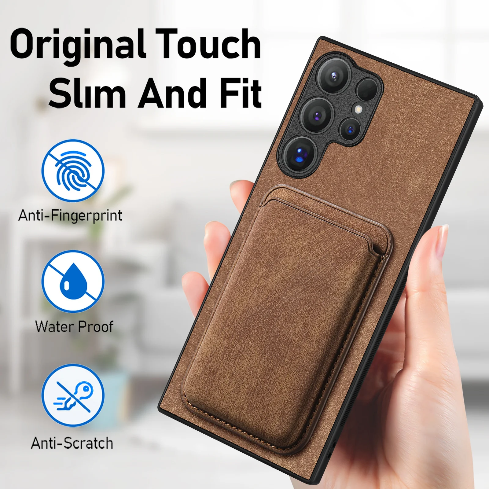 Samsung Galaxy A16 (SM-A165/SM-A166) - Business Shockproof Magnetic Attraction Leather Wallet Series Case - Image 15