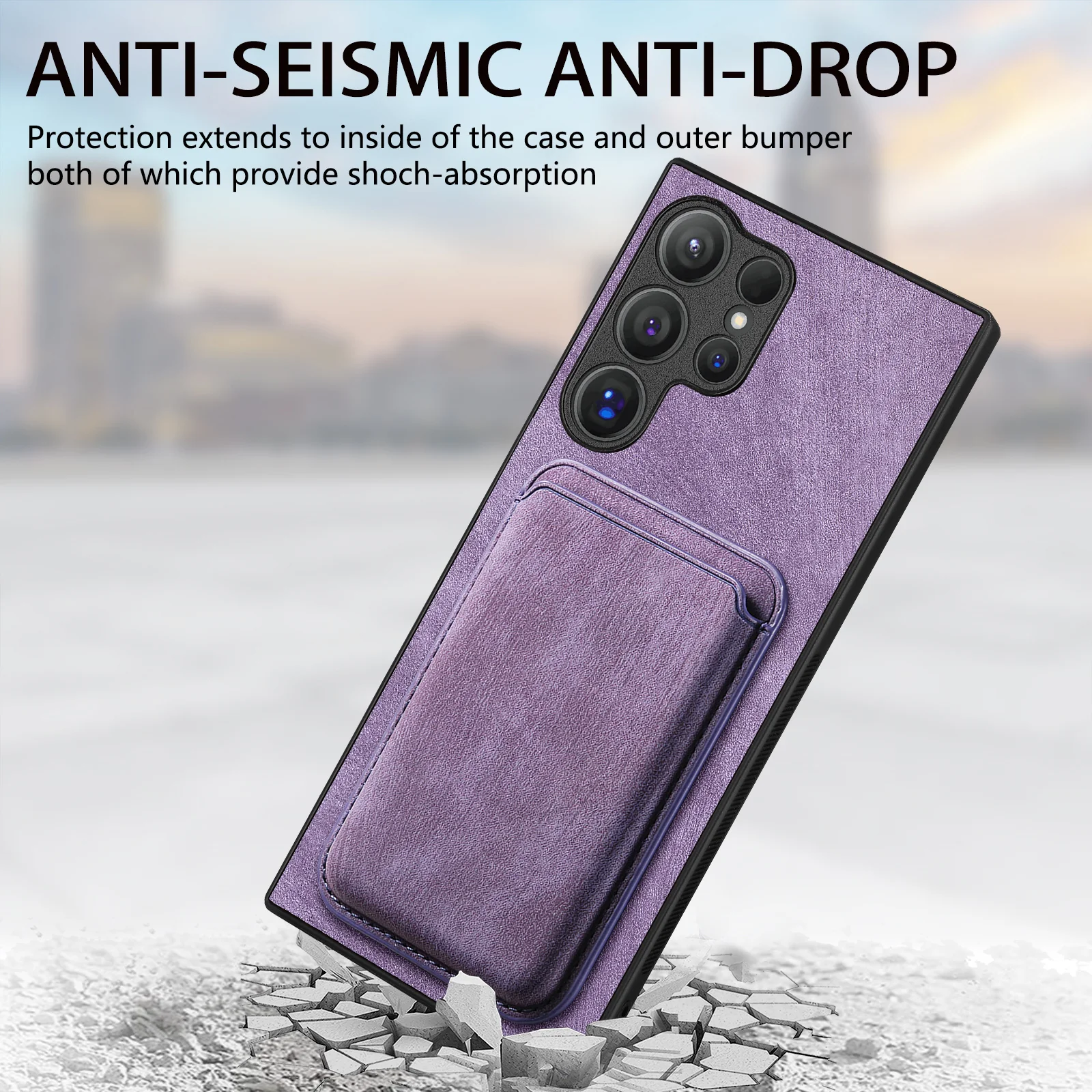 Samsung Galaxy A16 (SM-A165/SM-A166) - Business Shockproof Magnetic Attraction Leather Wallet Series Case - Image 18