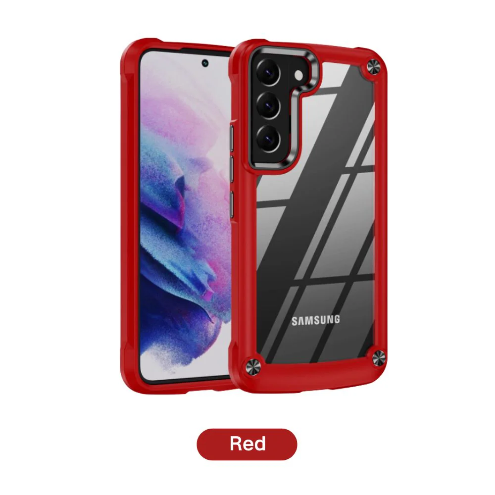 Samsung Galaxy A26 (SM-A266) - Matte Transparent Drop Proof Heavy Duty Series Case - Image 4