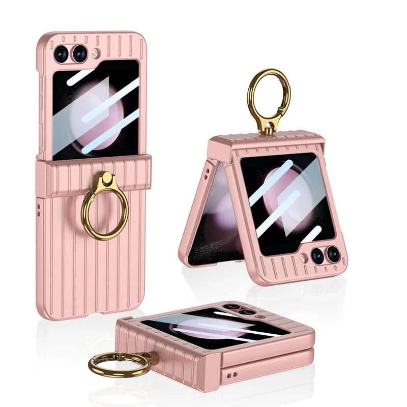 Samsung Galaxy Flip 5 (SM-F731) - Suitcase Style Ring Holder Case