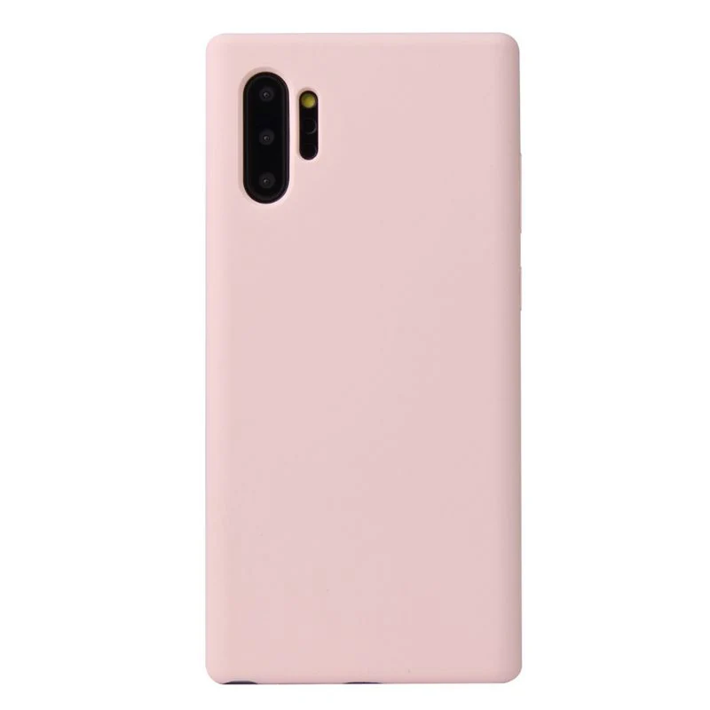 Samsung Galaxy Note 10(4G/5G)/Plus(4G/5G) - Full Wrap Soft Solid Color Liquid Silicone Essentials Series Case - Image 10