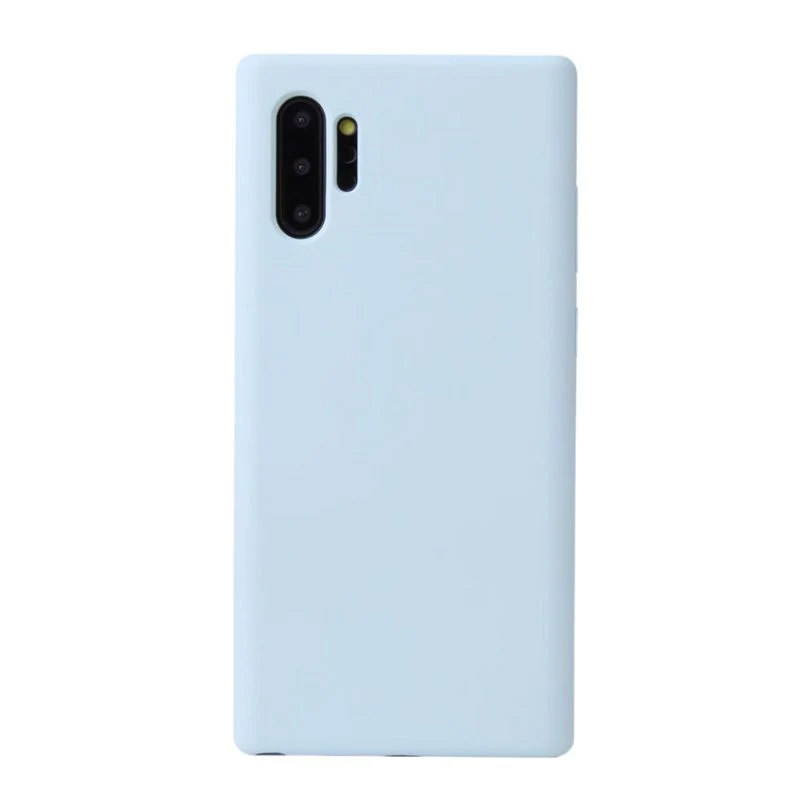 Samsung Galaxy Note 10(4G/5G)/Plus(4G/5G) - Full Wrap Soft Solid Color Liquid Silicone Essentials Series Case - Image 14