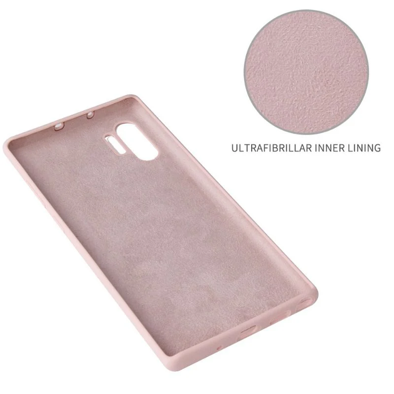 Samsung Galaxy Note 10(4G/5G)/Plus(4G/5G) - Full Wrap Soft Solid Color Liquid Silicone Essentials Series Case - Image 7