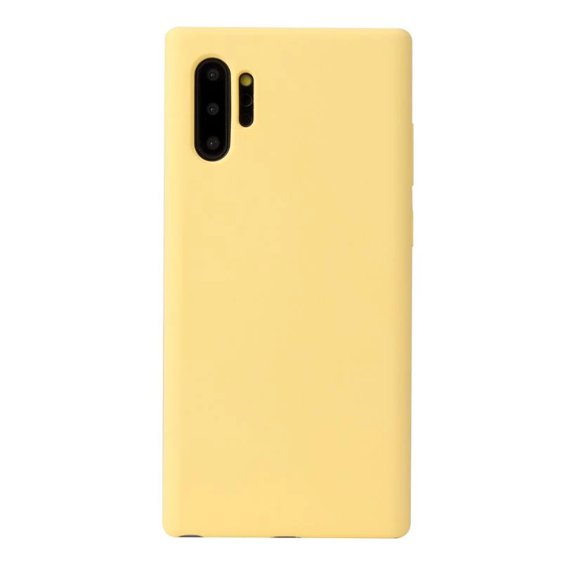 Samsung Galaxy Note 10(4G/5G)/Plus(4G/5G) - Full Wrap Soft Solid Color Liquid Silicone Essentials Series Case - Image 9