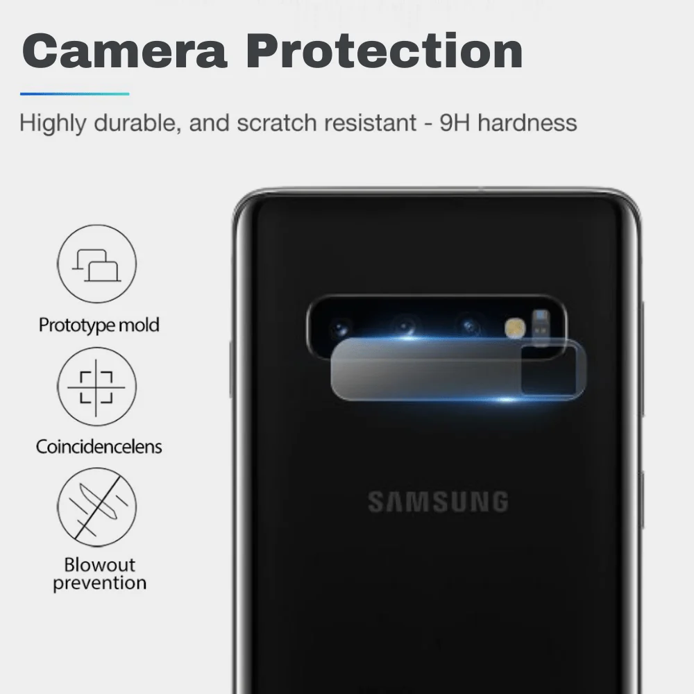 Samsung Galaxy S10 / S10 Plus / S10 5G Tempered Glass Camera Lens Protector