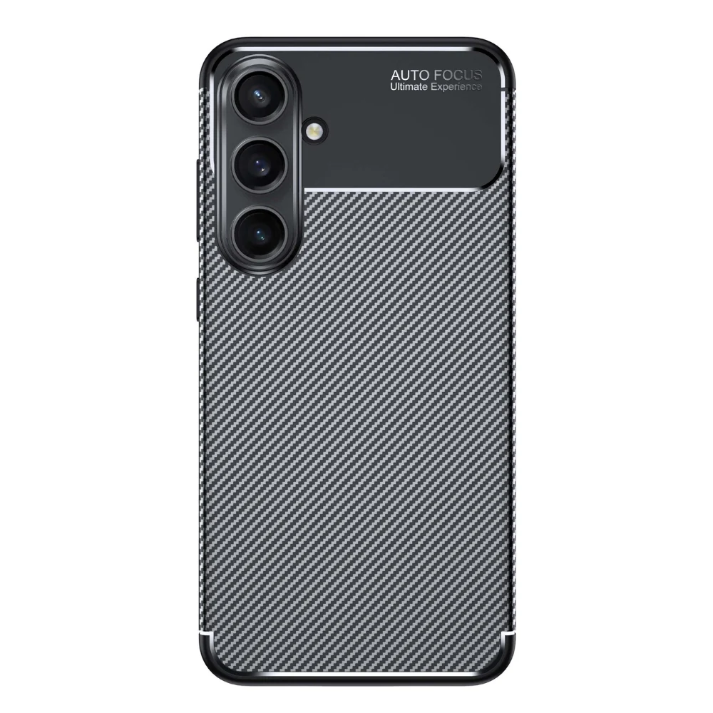 Samsung Galaxy S25/Plus/Ultra - Beetle Carbon Fiber Pattern Frosted Shockproof Case