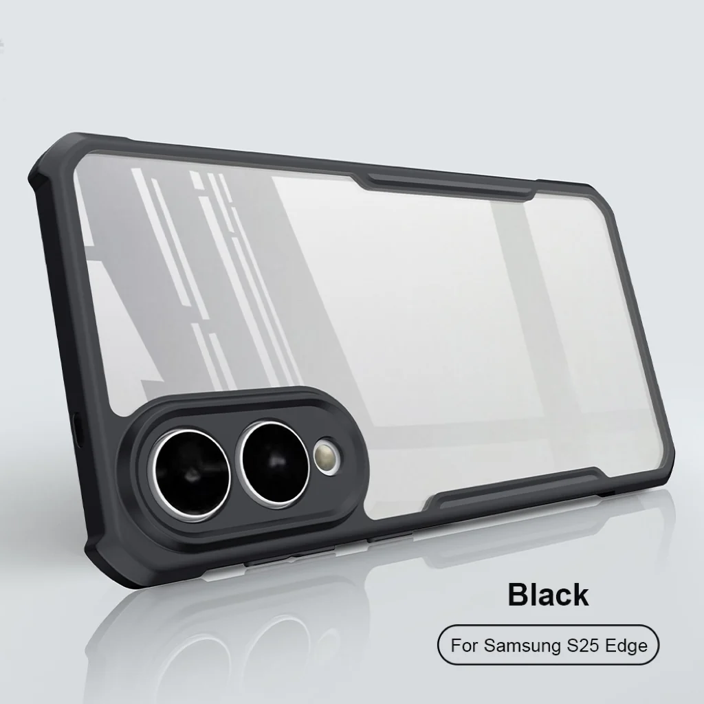 Samsung Galaxy S25 Edge (SM-S937) - Shield Shockproof TPU+PC Clear Rugged Heavy Duty Case - Image 4