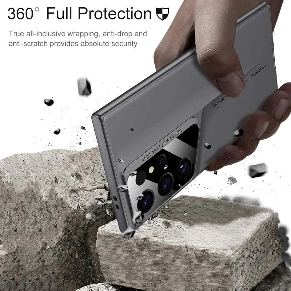 Samsung Galaxy S25/Plus/Ultra - Full Cover Ultra-thin Frosted Blade Essentials Series Case - Image 6