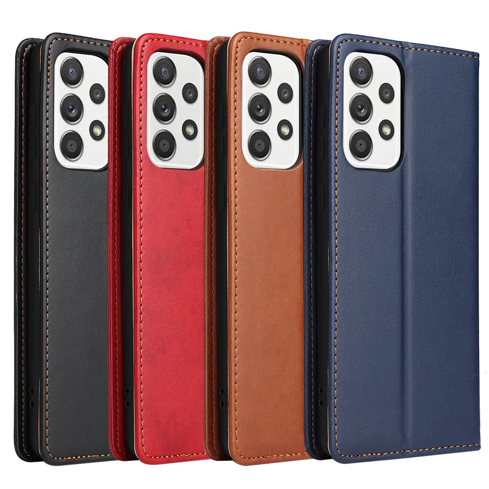 Samsung Galaxy S25 / Plus / Ultra Premium Leather Flip Shockproof Wallet Series Case With Card Slot - Image 4