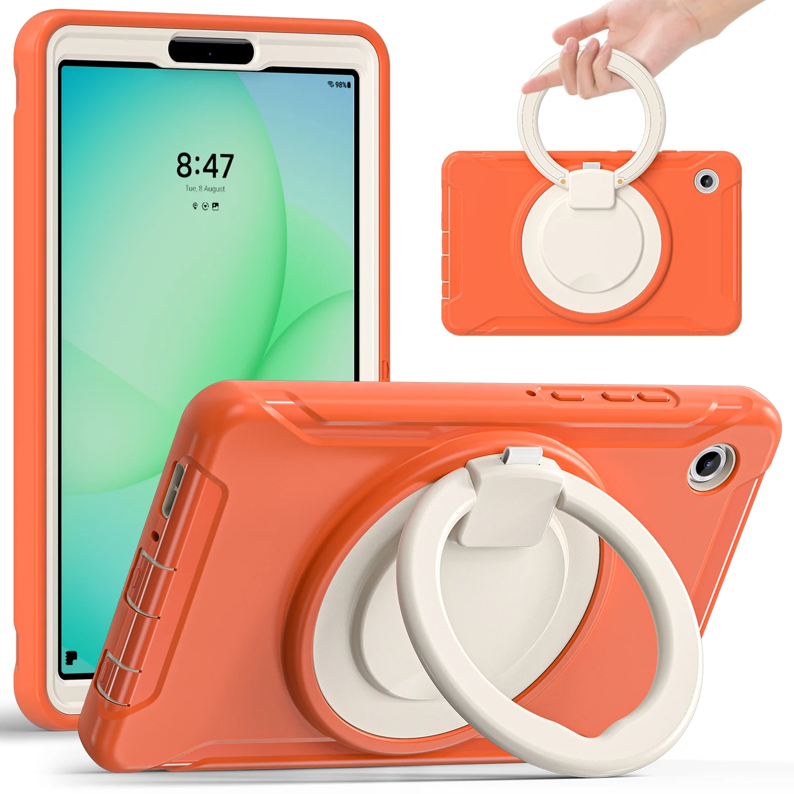 Samsung Galaxy Tab A11 Plus (2025) 11" 360° Rotating Shockproof Rugged Case - Image 4